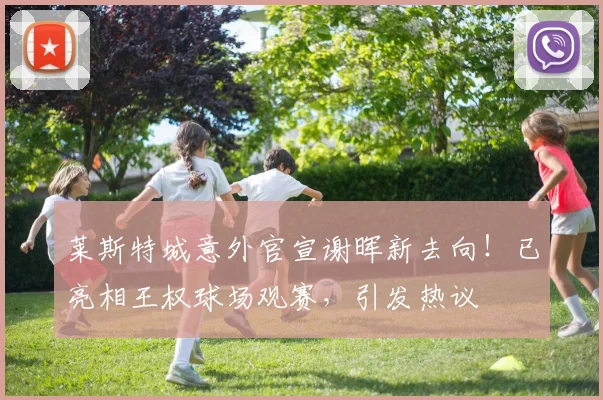 莱斯特城意外官宣谢晖新去向！已亮相王权球场观赛，引发热议