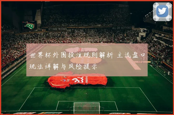 世界杯外围投注规则解析 主流盘口玩法详解与风险提示